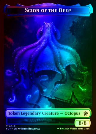 Scion of the Deep // Koma's Coil Doubled-Sided Token - 13 // 11 - Foil
