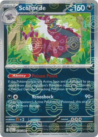 Scolipede (Master Ball Pattern) - 059/086 - Uncommon Reverse Holo