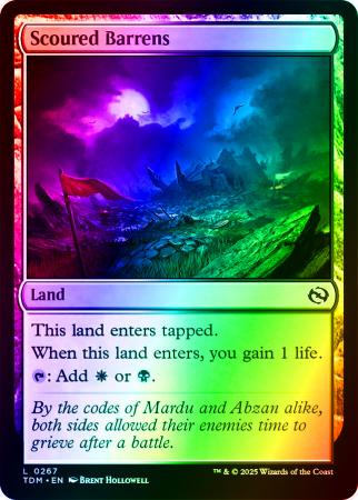 Scoured Barrens - 0267 - Foil