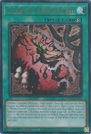 Scourge of the White Forest (MP25-EN250) - 2025 Mega-Pack Ultra Rare 1st Edition