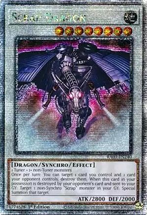 Scrap Dragon (Quarter Century Secret Rare) (RA03-EN240) - Quarter Century Bonanza Quarter Century Secret Rare 1st Edition