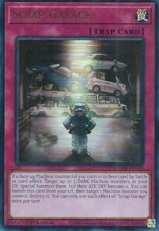 Scrap Garage (BLMM-EN030) - Battles of Legend: Monster Mayhem Ultra Rare 1st Edition