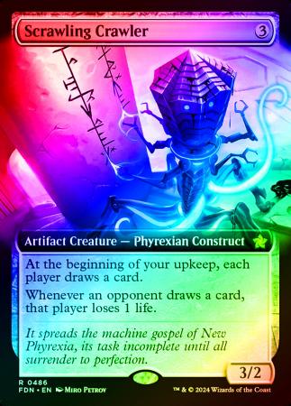 Scrawling Crawler (Extended Art) - 0486 - Foil