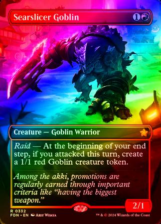 Searslicer Goblin (Borderless) - 0332 - Foil
