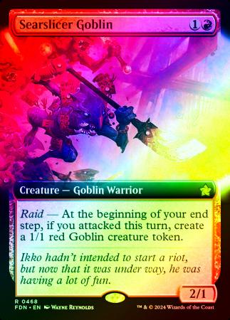 Searslicer Goblin (Extended Art) - 0468 - Foil