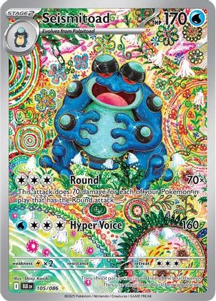 Seismitoad - 109/086 - Illustration Rare