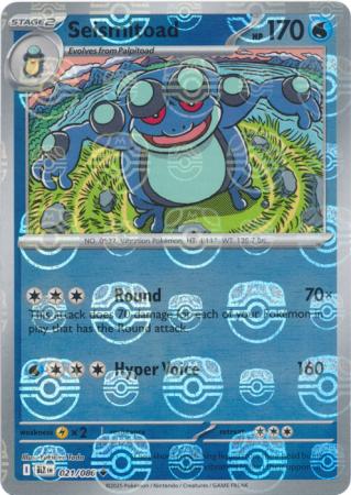 Seismitoad (Master Ball Pattern) - 024/086 - Uncommon Reverse Holo