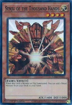 Senju of the Thousand Hands (SR) (CRBR-EN041) - Crossover Breakers Super Rare 1st Edition