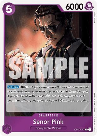 Senor Pink - OP10-067 - Rare Foil