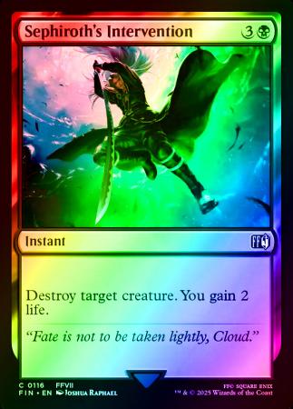 Sephiroth's Intervention - 0116 - Foil