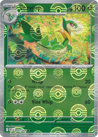 Servine (Poke Ball Pattern) - 002/086 - Common Reverse Holo