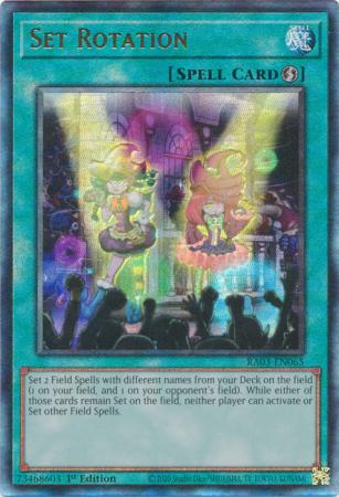 Set Rotation (PUR) (RA03-EN065) - Quarter Century Bonanza Prismatic Ultimate Rare 1st Edition