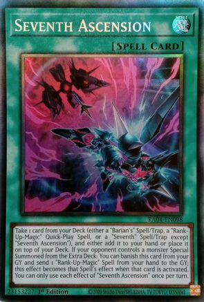 Seventh Ascension (PCR) (RA04-EN098) - Quarter Century Stampede Collector's Rare 1st Edition