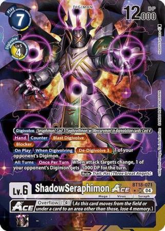 ShadowSeraphimon ACE (Alternate Art) - BT18-071 SR - Super Rare