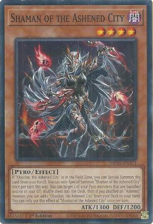 Shaman of the Ashened City (MP25-EN371) - 2025 Mega-Pack Common / Short Print 1st Edition