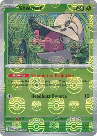 Shelmet (Master Ball Pattern) - 008/086 - Common Reverse Holo