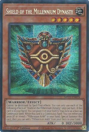 Shield of the Millennium Dynasty (MP25-EN078) - 2025 Mega-Pack Prismatic Secret Rare 1st Edition