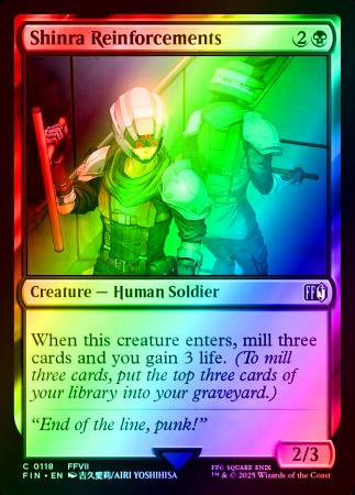 Shinra Reinforcements - 0118 - Foil