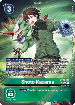 Shoto Kazama (Alternate Art) - BT20-085 R - Rare