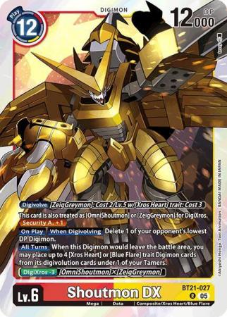 Shoutmon DX - BT21-027 R - Rare