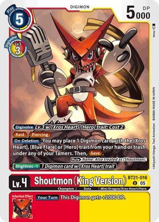 Shoutmon (King Version) - BT21-016 U - Uncommon