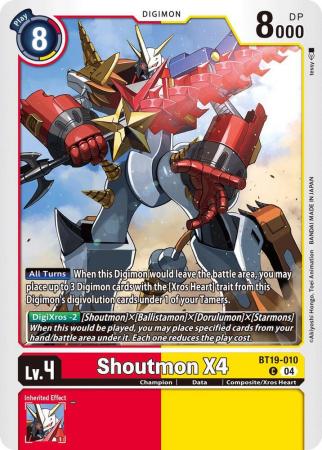 Shoutmon X4 - BT19-010 C - Common