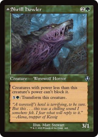 Shrill Howler (Retro Frame) - 0469