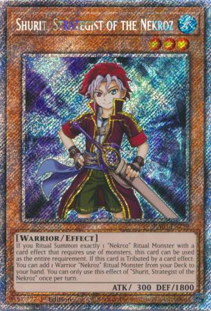 Shurit, Strategist of the Nekroz (Platinum Secret Rare) (RA03-EN259) - Quarter Century Bonanza Platinum Secret Rare 1st Edition