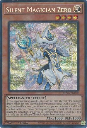 Silent Magician Zero (MP25-EN060) - 2025 Mega-Pack Prismatic Secret Rare 1st Edition