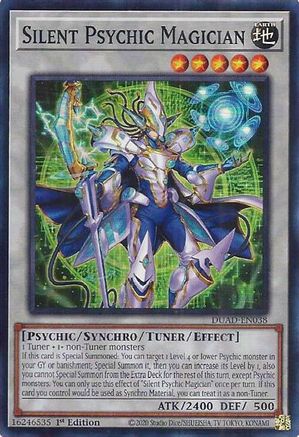Silent Psychic Magician (DUAD-EN038) - Duelist's Advance Super Rare 1st Edition