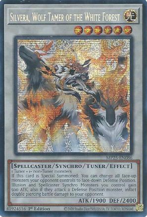 Silvera, Wolf Tamer of the White Forest (MP25-EN086) - 2025 Mega-Pack Prismatic Secret Rare 1st Edition