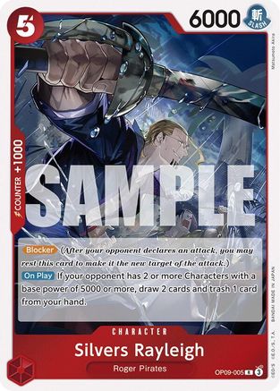 Silvers Rayleigh - OP09-005 - Rare Foil
