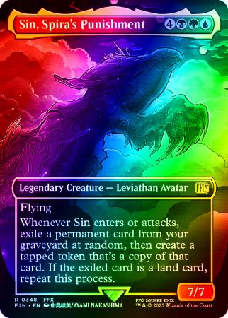 Sin, Spira's Punishment (Borderless) - 0348 - Foil