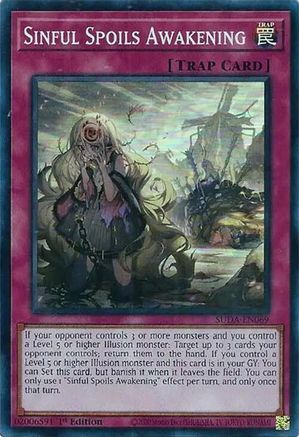 Sinful Spoils Awakening (SUDA-EN069) - Supreme Darkness Super Rare 1st Edition