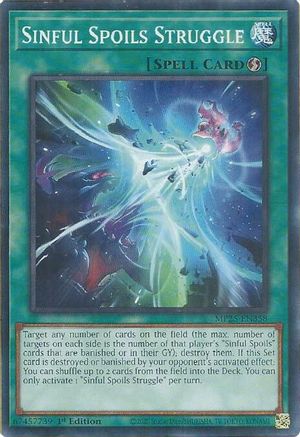 Sinful Spoils Struggle (MP25-EN358) - 2025 Mega-Pack Common / Short Print 1st Edition