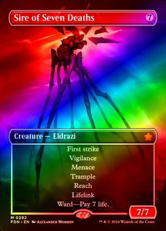 Sire of Seven Deaths (Borderless) - 0292 - Foil