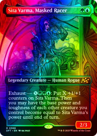 Sita Varma, Masked Racer (Borderless) - 0368 - Foil