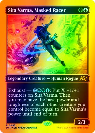 Sita Varma, Masked Racer (First-Place Foil) - 0493 - Foil