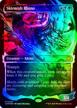 Skirmish Rhino (Showcase) - 0408 - Foil