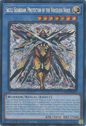 Skull Guardian, Protector of the Voiceless Voice (MP25-EN055) - 2025 Mega-Pack Prismatic Secret Rare 1st Edition