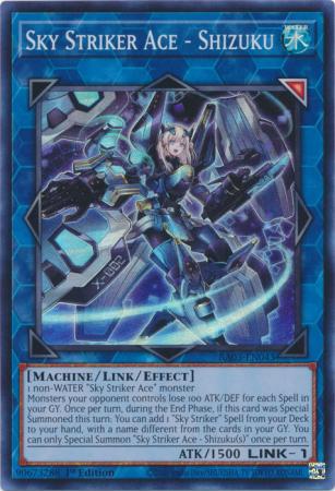 Sky Striker Ace - Shizuku (RA03-EN043) - Quarter Century Bonanza Super Rare 1st Edition
