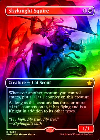Skyknight Squire (Borderless) - 0301 - Foil