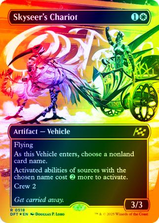 Skyseer's Chariot (Borderless) (First-Place Foil) - 0518 - Foil