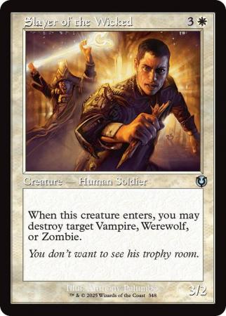 Slayer of the Wicked (Retro Frame) - 0348