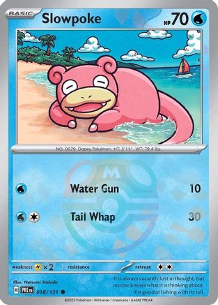 Slowpoke - 018/131 - Common Master Ball Reverse Holo