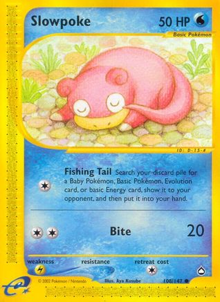 Slowpoke - 108/147 - Common Reverse Holo