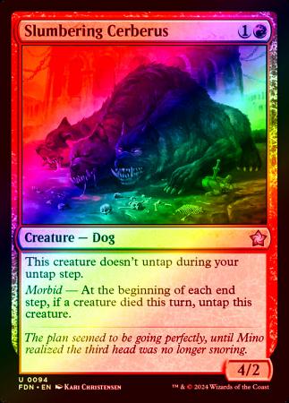 Slumbering Cerberus - 0094 - Foil