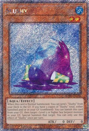Slushy (Platinum Secret Rare) (RA04-EN196) - Quarter Century Stampede Platinum Secret Rare 1st Edition