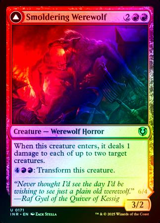 Smoldering Werewolf - 0171 - Foil