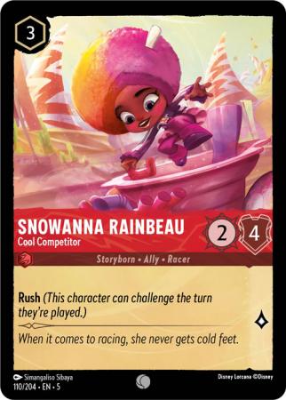Snowanna Rainbeau - Cool Competitor - 110/204 - Common Cold Foil